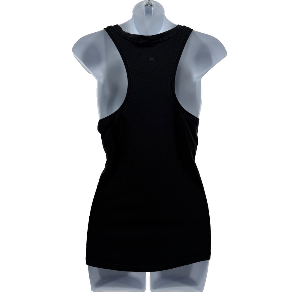 Lululemon Black Racerback Tank Top Women's Size 6 Athletic Yoga Workout - Picture 2 of 6